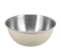 VICASKY Ciotola in Acciaio Inox per Mescolare Ingredienti e Uova | Design Profondo Antischizzo, Superficie Liscia e Elegante, per Campeggio e Conservazione Alimentare