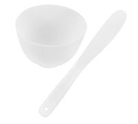 VICASKY Ciotola per Maschere di Fango e Spatola per Viso in Silicone Set di Strumenti per Mescolare Maschere per Viso da Salone e Uso Domestico Ciotola per Mescolare Condimenti e Applicare