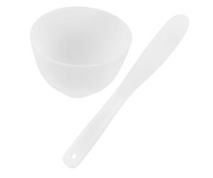 VICASKY Ciotola per Maschere di Fango e Spatola per Viso in Silicone Set di Strumenti per Mescolare Maschere per Viso da Salone e Uso Domestico Ciotola per Mescolare Condimenti e Applicare