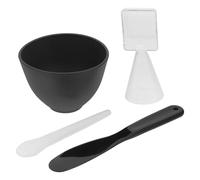 VICASKY Ciotole in Silicone per Maschere Viso Kit per Skincare Fai da Te con Spatola e Cucchiaio Dosatore Adatto Casa e Saloni di Bellezza