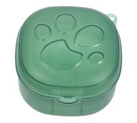 VICASKY Ciuccio Scatola Di Immagazzinaggio Ciuccio Clip Di Supporto Ciuccio Clip Ciucci Essenziali Cibo Alimentatore Clip Silicone Porta Ciuccio Bavaglini Porta Ciuccio Verde Pp