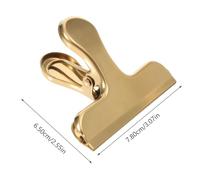 VICASKY Clip Chiusura Sacchetti Alimentari in Acciaio Resistente 4 Pezzi Sigillanti per Snack e Sacchetti di Plastica Pratiche Clip per Conservazione Freschezza Alimenti