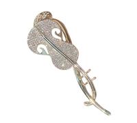 VICASKY clip girevole con strass accessori per scoppi fermagli per con fiocco forcine per francesi per spessi Barrette di perni francesi lega D'oro