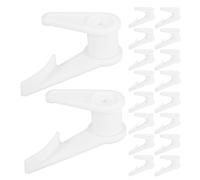 VICASKY Clip per Lampada da Soffitto Supporto Stabile e Resistenza alla Deformazione in Plastica Bianca 30 Pezzi Accessori Eleganti per Montaggio Lampade a Plafoniera