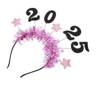 VICASKY Codici di Capodanno, 2025, Copricapi Di Capodanno Per La Decorazione, Felice Anno Nuovo, Fasce Creative, Accessori Di Capodanno, Fasce Per Le Donne