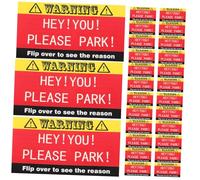VICASKY Colla per parcheggio multiuso, 100 pezzi, "lei Parcheggia come un adesivo", biglietti di parcheggio, ricordo umoristico