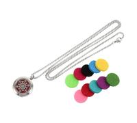 VICASKY Collana Diffusore per Oli Essenziali da Donna con Ciondolo Fiocco di Neve Cavo, Piccolo Gioiello Diffusore Profumo Ipoallergenico, Accessorio Aromaterapia Portatile per Lavoro e