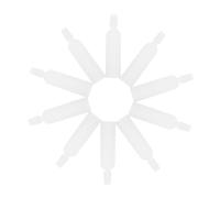 VICASKY Confezione da 10 gocce smontate, bottiglia contagocce liquide, bottiglia da viaggio, bottiglia con contagocce vuote, bottiglie di medicina ricaricabili, in plastica trasparente