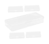 VICASKY Confezione da 5 scatole di riciclaggio per lame, contenitore per la conservazione delle lame, contenitore per il riciclaggio delle lame, piccolo contenitore trasparente, in plastica