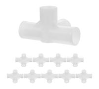 VICASKY Connettori per Armadi Portatili 20 Pezzi, Giunti a T 16 Mm per Telai Guardaroba e Scaffali, Accessori Resistenti per Scarpiera e Organizer Domestico