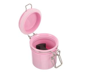 VICASKY Contenitore per Colla per Ciglia Professionale 200ml Rosa, Serbatoio Ermetico Antivento per Estensioni Ciglia, Accessorio Salone e Uso Domestico
