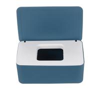 VICASKY Contenitore per Salviette Umidificate per Ragazzo Ragazza, in Pp Blu, Riutilizzabile e Portatile, per Casa e Passeggino