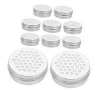 VICASKY Contenitori in Alluminio Vuoti Per Deodorante D’aria 60ml Set Da 10, Diffusore Oli Essenziali Per Aromaterapia Casa Ufficio, Supporto Per Addestramento Olfatto Cani