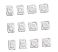 VICASKY Coperchi di Uscita per Prese Elettriche per Casa e Cameretta in Abs Bianco 12 Coperture di Sicurezza Protezione Elettrica Anti Scossa per Decorazioni Scuola