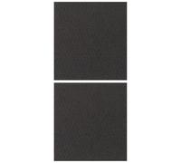 VICASKY Coperta in feltro di carbonio ad alta temperatura - 2 pezzi isolamento ignifugo per forni a vuoto cartello di sicurezza termico facile manutenzione