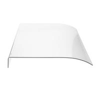 VICASKY Copertura Parasole per Finestre Esterne Pensilina in Plastica Trasparente per Protezione Antipioggia Adatta Balconi e Terrazze all Aperto Facile Installazione Fai da Te