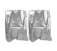 VICASKY Copertura per Avvolgitubo da Esterno Oxford 210d Resistente ai Raggi Uv, Set da 2 Pezzi con Design Verticale Salvaspazio, Protezione Antipolvere per Carrello Giardino