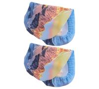 VICASKY Copertura Protettiva per Occhiali da Sci 2 Pezzi Elasticizzata Lavabile Antipolvere Protezione UV per Snowboard e Sport Invernali, Custodia Leggera per Viaggi e Trasporto