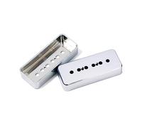 VICASKY Coperture Per Pickup Soapbar Per Chitarra Elettrica Argento Coperture Per Pickup Con Spaziatura Dei Poli Per Suono Trasparente e Stile Vintage