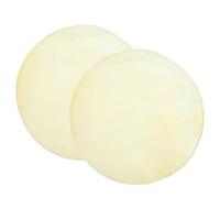 VICASKY Coperture per Tamburi Africani 2 Pezzi 35 CM in Pelle di Capra Naturale, Pelli per Conga Resistenti Leggere, Ricambi per Strumenti a Percussione Adatti a Uso Prolungato