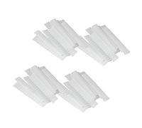 VICASKY Coperture Protettive Per Pennelli Trucco in Rete Plastica Pe, 100 Pezzi 12x1,5 Cm, Custodie Traspiranti Per Make up Da Viaggio e Uso Quotidiano