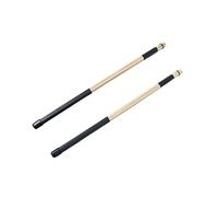VICASKY Coppia di spazzole a tamburo per strumenti musicali, piccole bacchette a tamburo, bacchette popolari, scopa jazz, per bambini, acero, colore