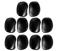 VICASKY Copri Orecchie Protezione Auricolare Portatile in Plastica Nera 10 Pezzi Mantiene le Orecchie Pulite per Tinta Chioma per Impiego Professionale e Personale Durante
