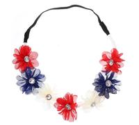 VICASKY Copricapo artificiale per capelli per fascia elastica per il dell'indipendenza, festival e matrimonio