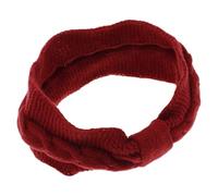 VICASKY Copricapo caldo fascia per capelli CC da donna, accessori invernali da donna, paraorecchie per donne invernali, fasce annodate per donne, accessori invernali, cotone rosso