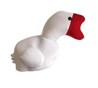 VICASKY Copricapo Oca Dolce Cappellino Cappello Uccello Cappelli Animali Per Adulti Maschera Anatra Divertente Cappello di Coniglio di Peluche, Cappello Cappello Di Cotone Pp Bianco