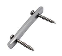 VICASKY Corda per chitarra elettrica, parti di chitarre elettriche, doppio bilanciere, supporto per tubi per clarinetto, ricambio per parti basse, supporto per testa bassa, colore argento