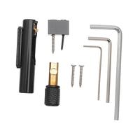 VICASKY Corde Headless Bass Bridge Nero Rotondo Accessori Durevole Chitarra Facile Installazione Adatto Corde Bassi