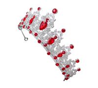 VICASKY Corona Barocca Strass per Sposa Compleanno e Ballo di Fine Anno Copricapo Cristalli per Regine e Principesse