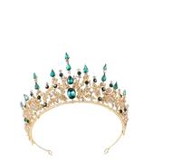 VICASKY Corona da sposa barocca di alta qualità per spose Tiara per occasioni speciali Accessori per capelli lucidi Design senza tempo per la giornata più bella
