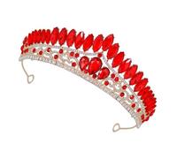 VICASKY Corona da sposa con strass scintillanti, per matrimoni, feste di compleanno e occasioni formali, con lavorazione in filigrana
