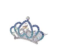 VICASKY Corona per Ragazzo Ragazza Pettine di Cristallo Copricapo Elegante e Resistente per Feste e Compleanni Design Raffinato e Facile da Indossare