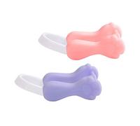 VICASKY Correttore Del Naso in Silicone 2 Pezzi Clip Per Sollevamento e Modellatura Del Ponte Nasale, Dispositivo Sottile Indolore Per Uso Notturno e Relax, Adatto Adulti e Ragazzo Ragazza