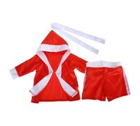 VICASKY Costume da Boxe Regolabile e Confortevole in Fibra Sintetica Rosso per Neonato per Servizi Fotografici e Prime Sessioni Fotografiche