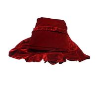 VICASKY Cover per pianoforte dorata, in materiale vellutato, antipolvere, accessorio creativo per strumenti musicali, rosso, durevole, facile da pulire, protettiva, design elegante per il tuo