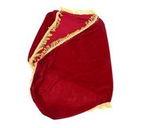 VICASKY Cover per tastiera per pianoforte elettronico, 61 tasti, rosso vinaccia e antimacchia, chiusura a cordoncino, con nappe casuali