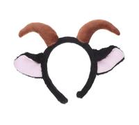 VICASKY Croissant - Fascia per capelli con orecchie di animale, con orecchie di agnello, orecchie di agnello, copricapo, carina, fascia per capelli, costume da lupo con orecchie di pecora, agnello