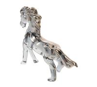 VICASKY Crystal Horse Figurine Decor Realistic Standing Sculpture Radiant Crystal For Living Room Bedroom Desk Symbolic Strength And Vitality Horse Lovers
