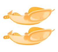 VICASKY Cuffia da Doccia Regolabile per Piccoli, Visiera Protettiva per Lavaggio Chioma Protezione Orecchie e Occhi, 2 Pezzi per Bagnetto e Viaggi