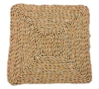 VICASKY Cuscino da pavimento in paglia per yoga, comodo cuscino con materiali naturali per meditazione e relax per casa o giardino