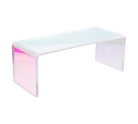 VICASKY Cuscino Per Manicure e Poggiapolsi in Acrilico Spesso Trasparente Supporto Mani Per Nail Art Da Salone Uso Domestico e Professionale