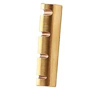 VICASKY Cuscino su basso sintonizzatore, dado a ponte e sella, dado per chitarra elettrica, dado per basso dorato, supporto per strumenti a corde, ukulele, dadi a ponte, in ottone