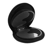 VICASKY Custodia per Cd Portatile in Nera Capacità Dischi Organizer Leggero con Chiusura Zip per Auto Viaggio e Casa Protezione Sicura per Dvd Giochi e Musica