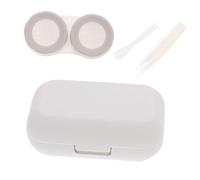 VICASKY Custodia per Lenti a Contatto e Porta Lenti Cosmetiche Set Compatto con Specchio Antigoccia Contenitore Portatile per Viaggi e Uso Esterno Pratico Organizer
