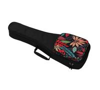 VICASKY Custodia per ukulele con grandi scomparti per note e accessori, resistente e spugna, doppia tracolla per ukulele mandolino e chitarra, design elegante