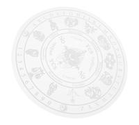 VICASKY Decorazione da meditazione, trasparente, decorazione rimovibile, per il fai da te, per la divinazione, per feste, chakra, pendolo, alfabeto, pendolo per canne da desiderio